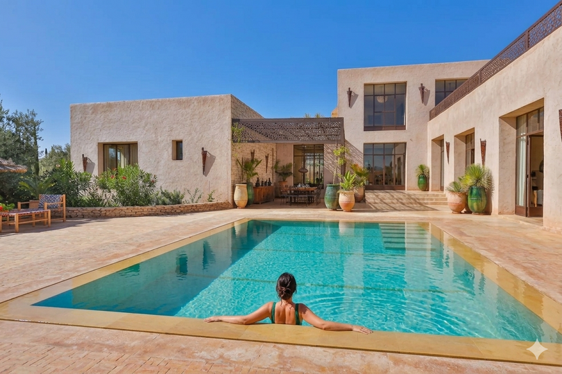Voyage intérieur dans une villa d’exception au cœur d’Essaouira au Maroc