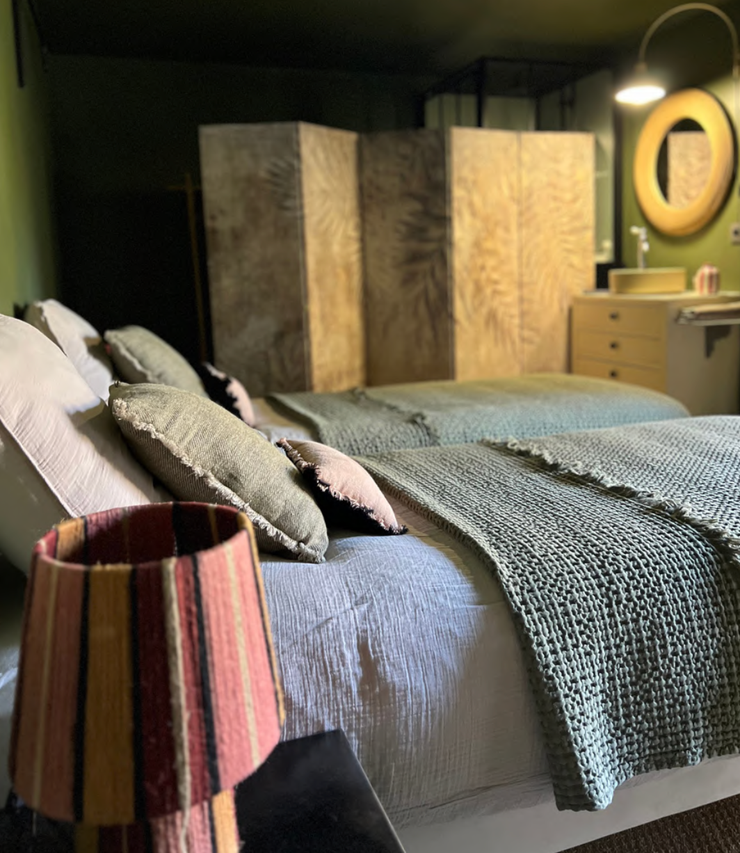 Chambre partagée avec SDB privative – Lit simple