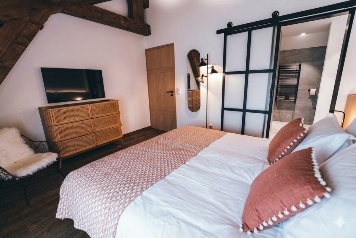 🌸 Chambre privative - lit double