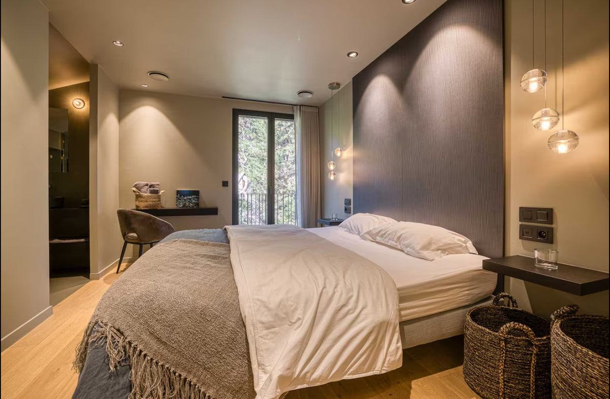 水 Chambre avec lit double partagé