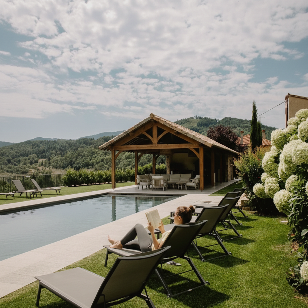 Prendre du temps pour soi - Spa & Détente profonde, avec vue imprenable en Ardèche